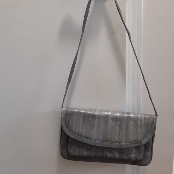 Genuine Eelskin shoulder purse and wallet (Sold as set) - Picture 9 of 15